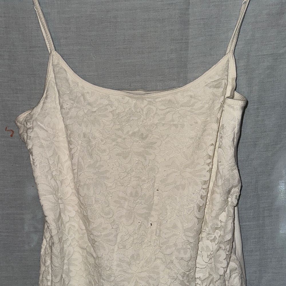 Aeropostale Cream Lace Camisole Top - Picture 3 of 3